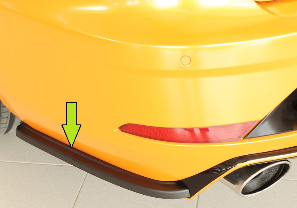 Splitter lateral trasero Rieger para Seat Leon FR/Cupra 5F (después del facelift)