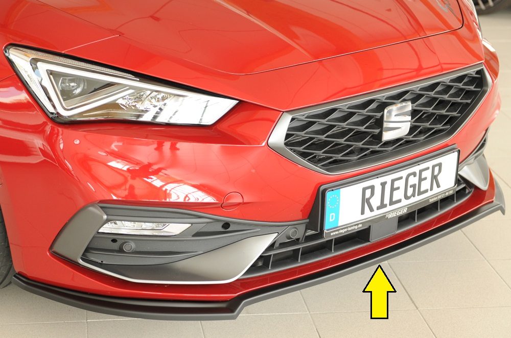 Splitter delantero Rieger para Seat Leon KL