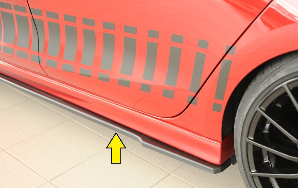Extensión de talonera Rieger para Seat Leon KL