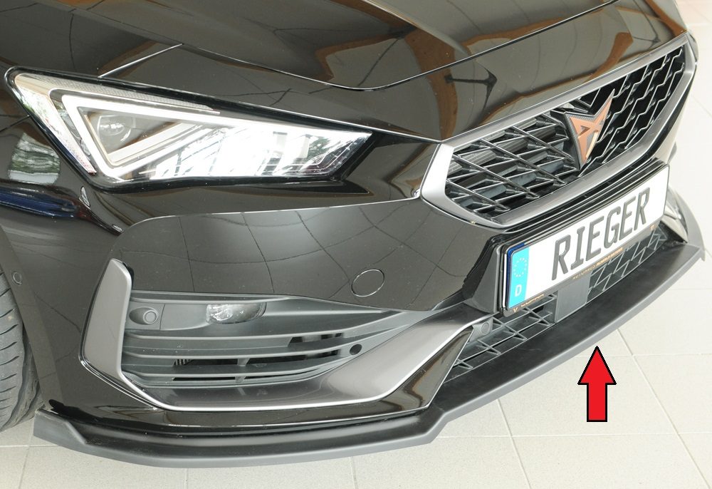 Splitter delantero Rieger para Cupra Leon KL (antes del facelift)
