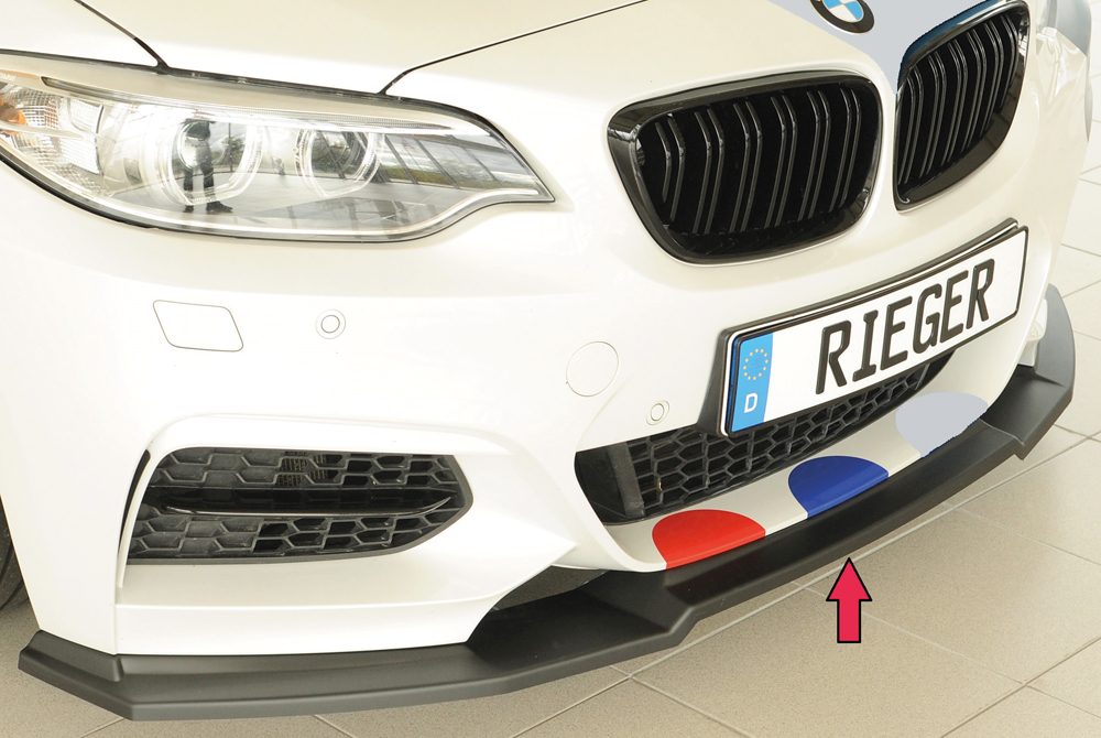 Splitter delantero Rieger para BMW Serie 2 F22/F23