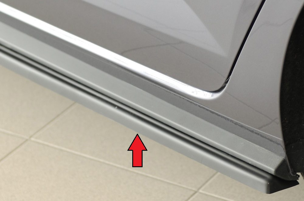 Extensión de talonera Rieger para Volkswagen Polo GTI/R-Line AW