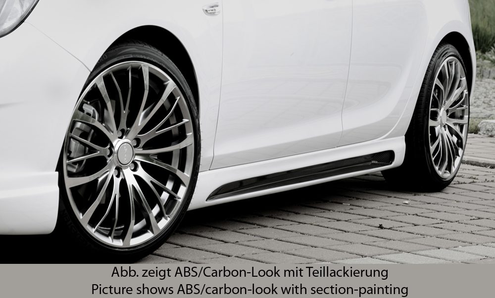 Talonera Rieger para Opel Astra J – con abertura