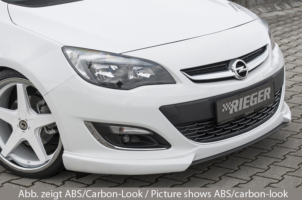 Splitter Rieger para Opel Astra J (después del facelift)