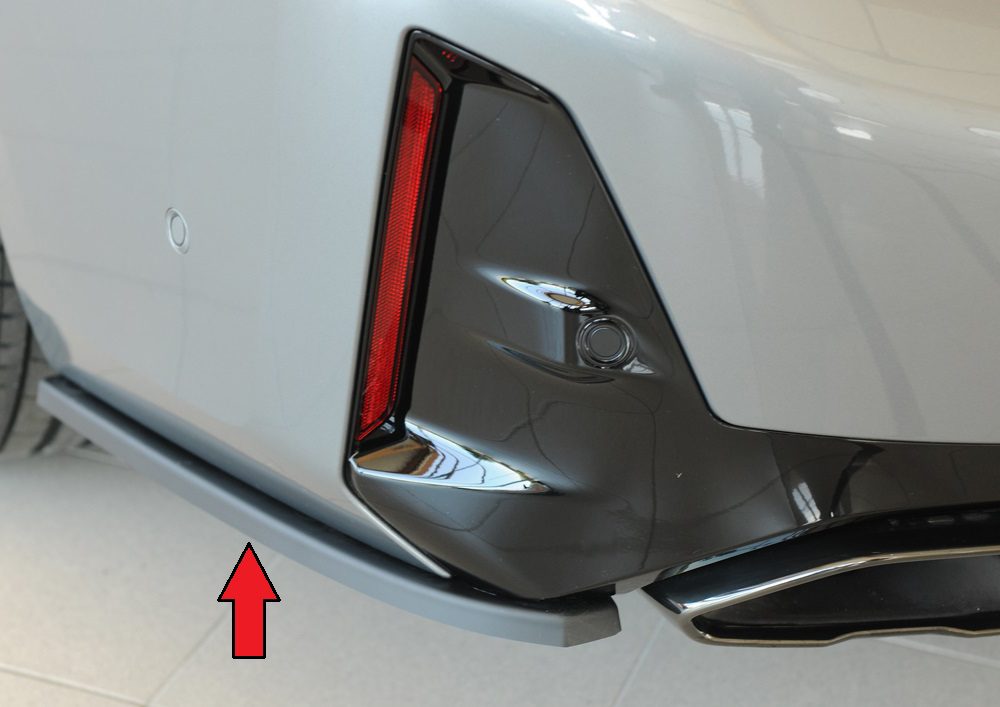 Splitter lateral trasero Rieger para BMW Serie 3 G20/G21 (después del facelift)
