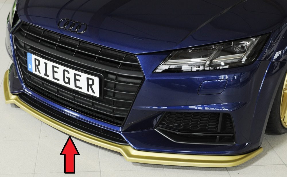 Splitter Rieger para Audi TT/TTS FV
