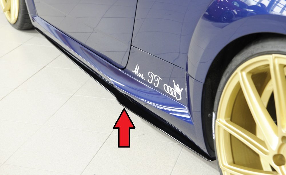 Extensión de talonera Rieger para Audi TT/TTS/TT RS FV