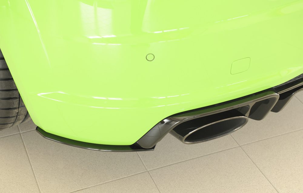 Splitter lateral trasero Rieger para Audi TT RS FV (antes del facelift)