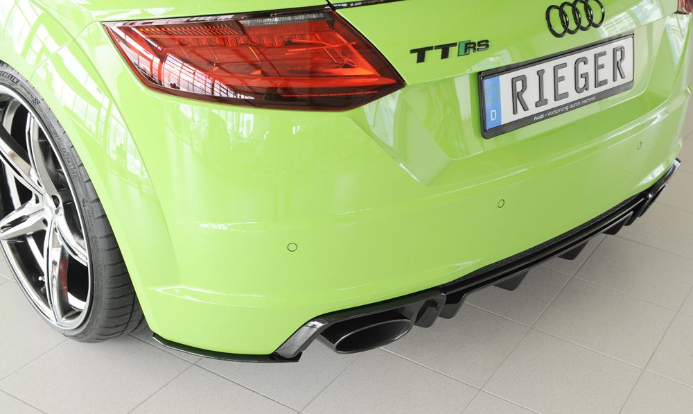 Splitter lateral trasero Rieger para Audi TT RS FV (antes del facelift)