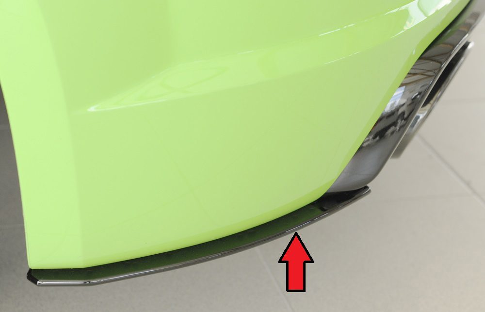 Splitter lateral trasero Rieger para Audi TT RS FV (antes del facelift)