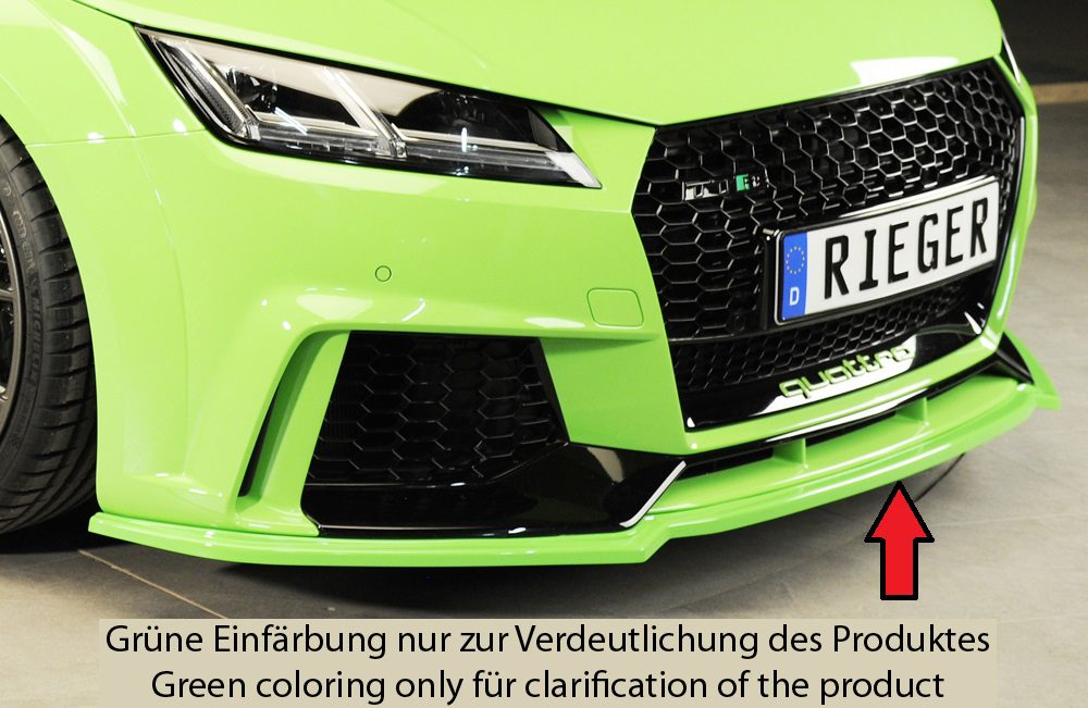 Splitter Rieger para Audi TT RS FV (antes del facelift)