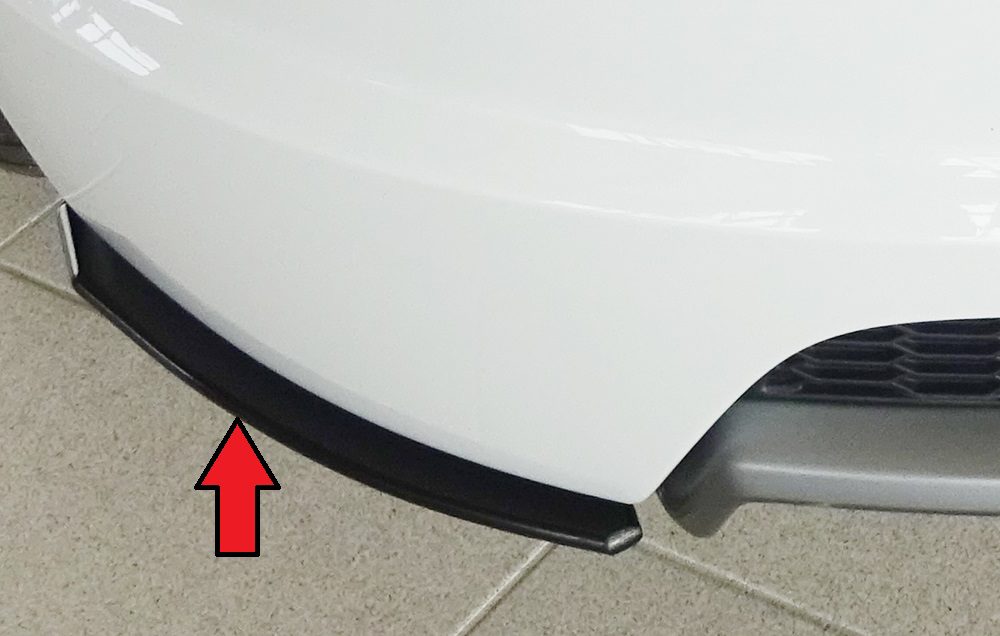 Splitter lateral trasero Rieger para Audi TT/TTS FV