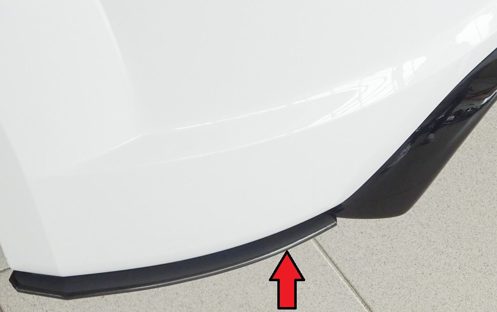 Splitter lateral trasero Rieger para Audi TT/TTS FV