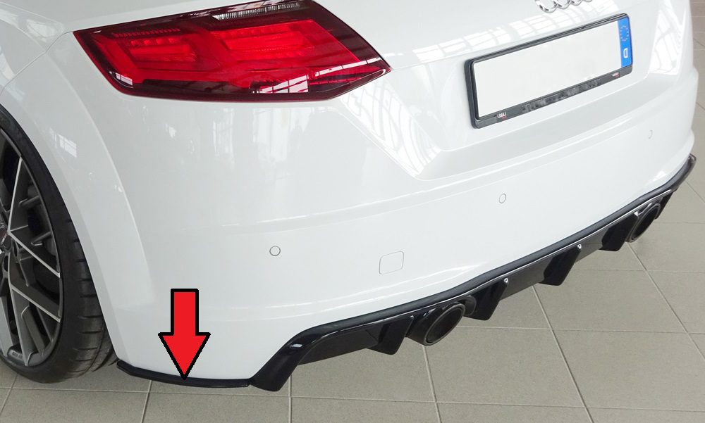 Splitter lateral trasero Rieger para Audi TT/TTS FV