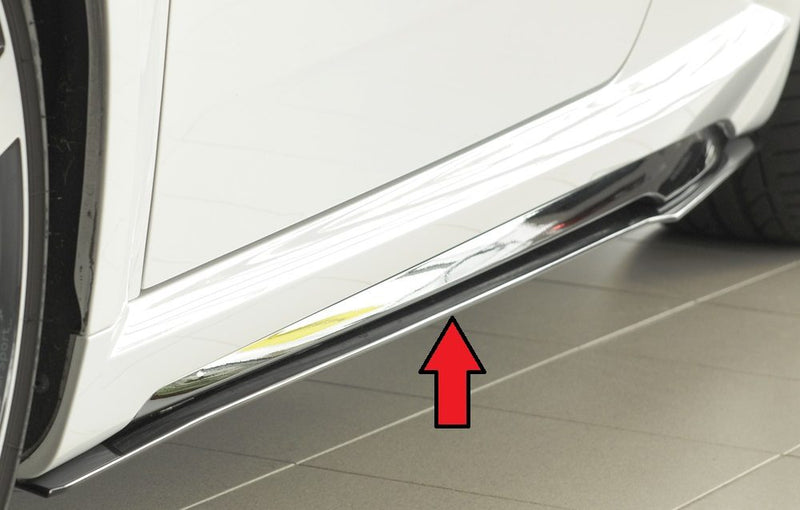 Extensión de talonera Rieger para Audi TT/TTS/TT RS FV (después del facelift) (ref. 00055181)
