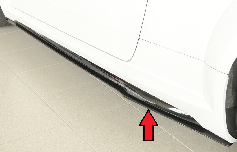 Extensión de talonera Rieger para Audi TT/TTS/TT RS FV (después del facelift) (ref. 00055181)