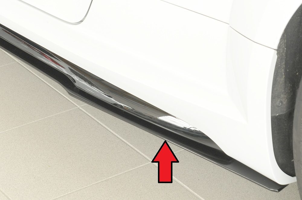 Extensión de talonera Rieger para Audi TT/TTS/TT RS FV (después del facelift) (ref. 00055181)