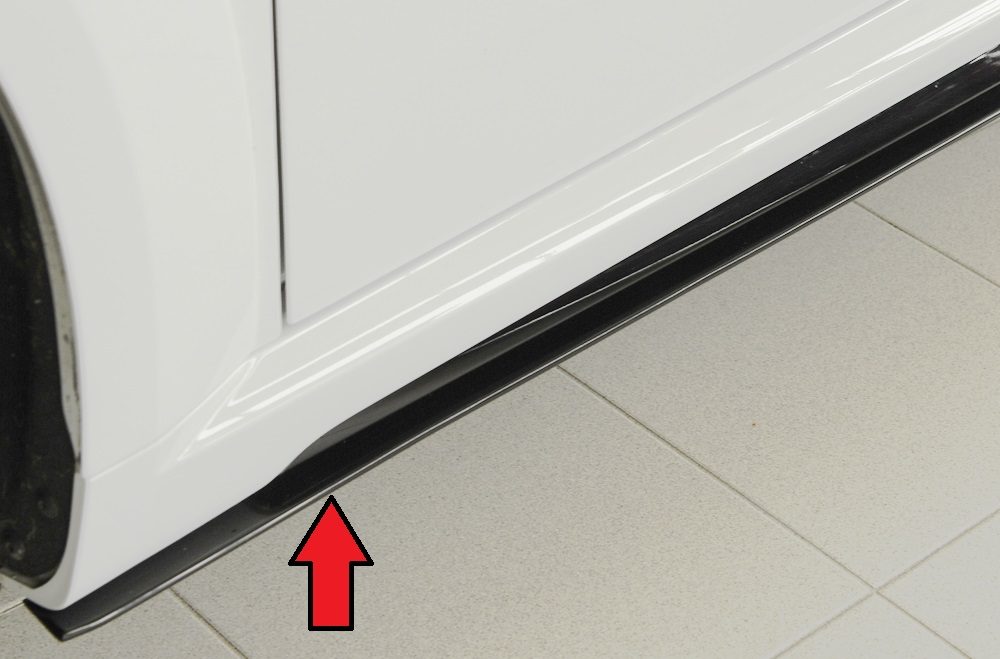 Extensión de talonera Rieger para Audi TT/TTS/TT RS FV (después del facelift) (ref. 00055181)