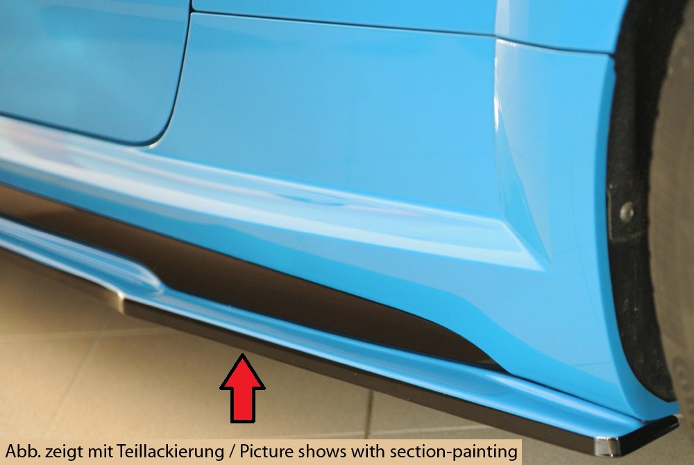 Extensión de talonera Rieger para Audi TT/TTS/TT RS FV (después del facelift) (ref. 00055186)