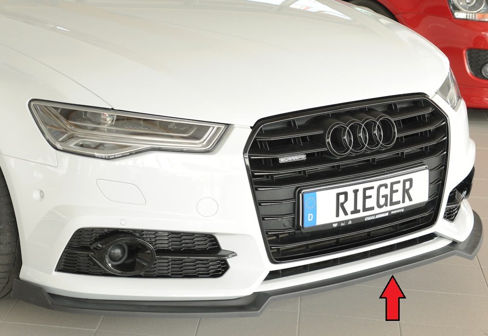 Splitter Rieger para Audi A6/S6 C7 (después del facelift)