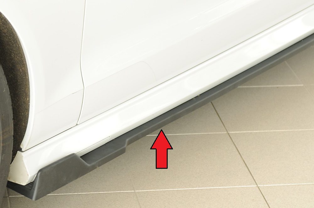 Extensión de talonera Rieger para Audi A6/S6 C7 (después del facelift)