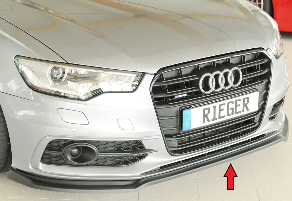 Splitter Rieger para Audi A6/S6 C7 (antes del facelift)