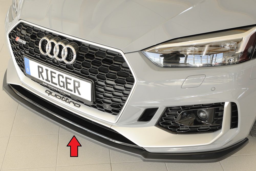 Splitter Rieger para Audi RS5 B9 (antes del facelift)