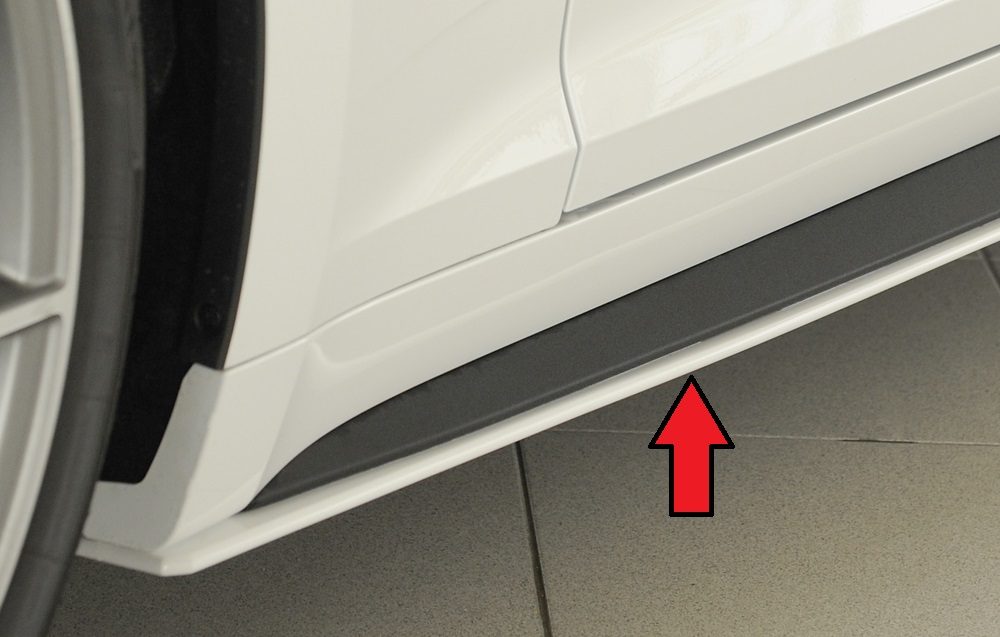 Extensión de talonera Rieger para Audi A5/S5 B9 (antes del facelift) – coupé