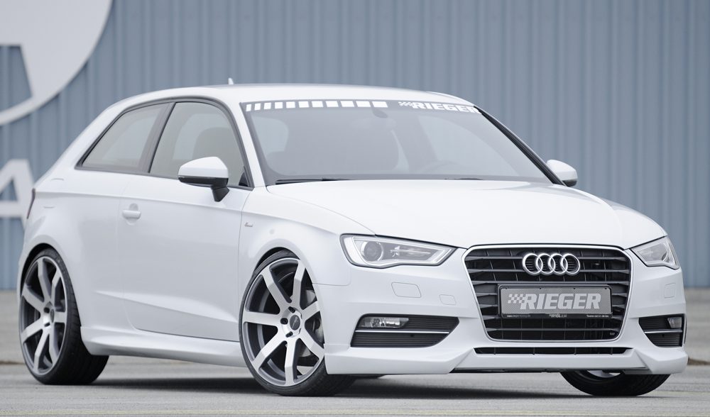 Labio delantero Rieger para Audi A3 8V (antes del facelift)