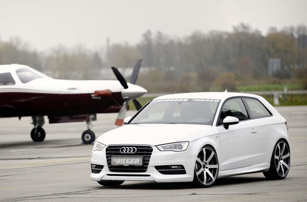 Labio delantero Rieger para Audi A3 8V (antes del facelift)
