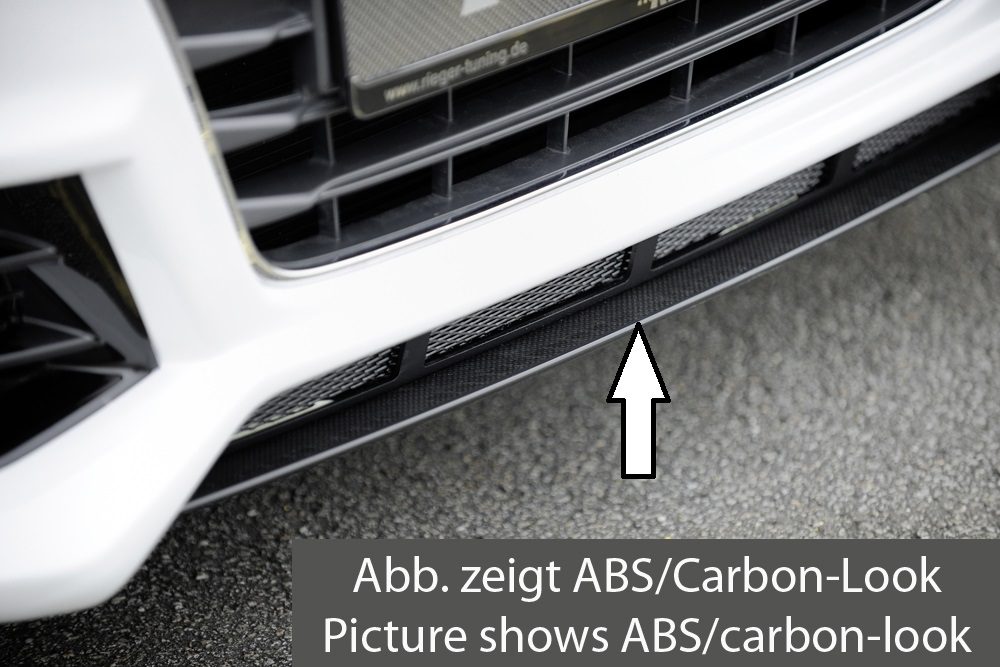 Splitter Rieger para Audi A3/S3 8V (antes del facelift)