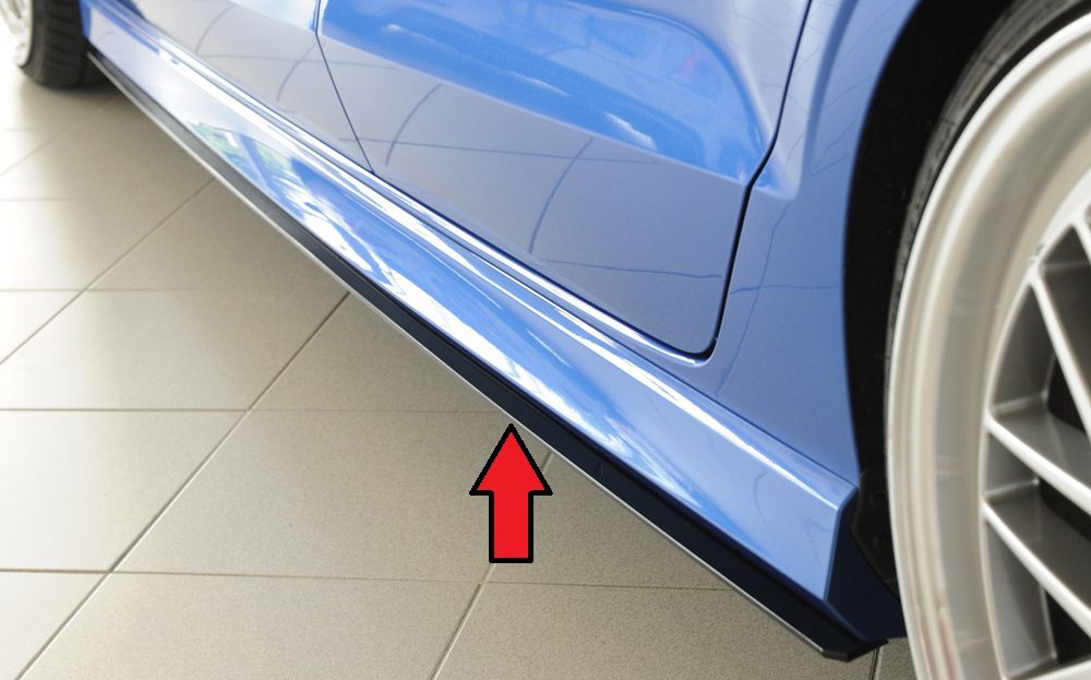 Extensión de talonera Rieger para Audi A3/S3 8V – cabrio