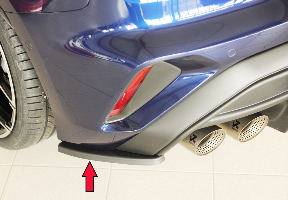 Splitter lateral trasero Rieger para Audi A3/S3 8Y (después del facelift) – Sportback