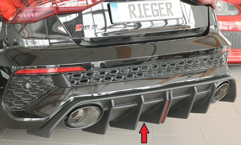 Difusor trasero Rieger para Audi RS3 8Y (antes del facelift)