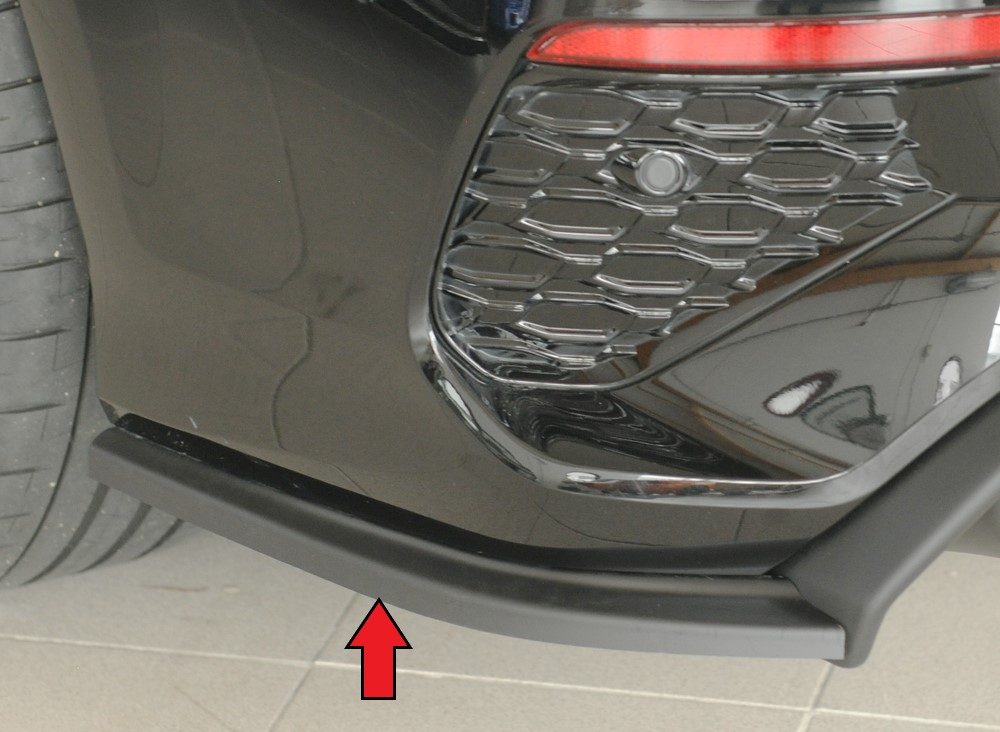 Splitter lateral trasero Rieger para Audi RS3 8Y (antes del facelift) – sedán