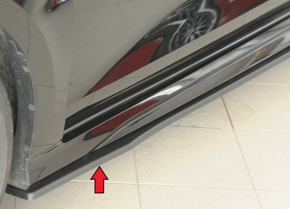 Extensión de talonera Rieger para Audi RS3 8Y
