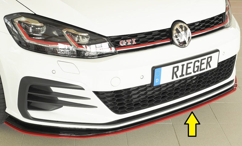 Splitter delantero Rieger para Volkswagen Golf 7 GTI TCR