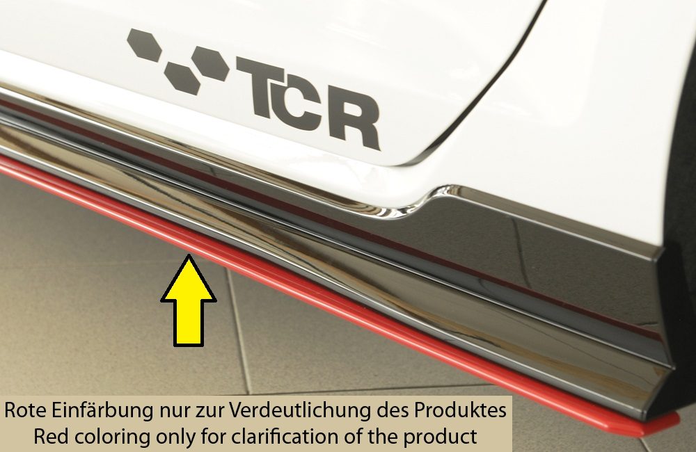 Extensión de talonera Rieger para Volkswagen Golf 7 GTI TCR