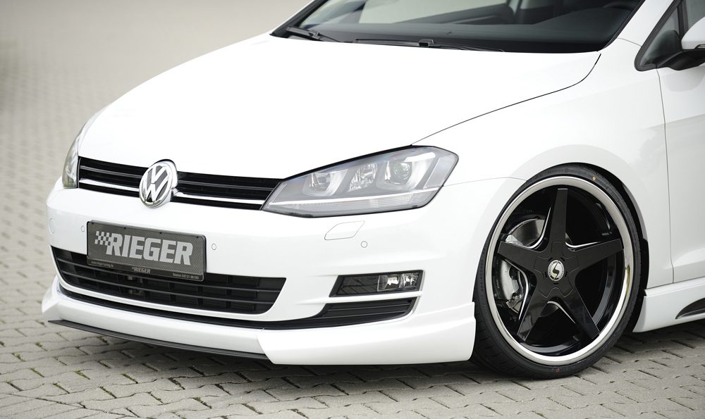 Labio delantero Rieger para Volkswagen Golf 7 (antes del facelift)