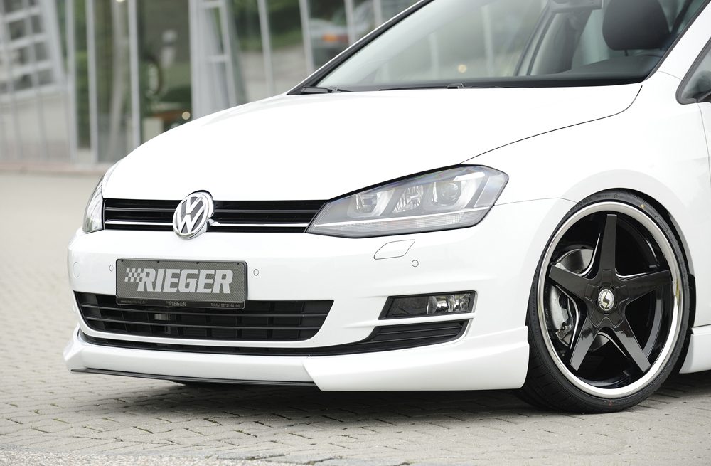 Labio delantero Rieger para Volkswagen Golf 7 (antes del facelift)