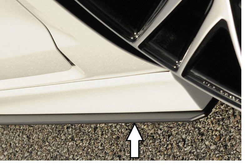 Extensión de talonera Rieger para Volkswagen Golf 7 GTD/R/R-Line (antes del facelift)