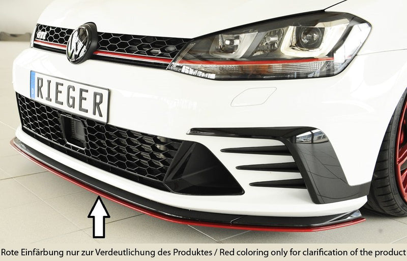 Splitter delantero Rieger para Volkswagen Golf 7 GTI Clubsport