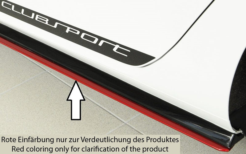 Extensión de talonera Rieger para Volkswagen Golf 7 GTI Clubsport/R-Line/R