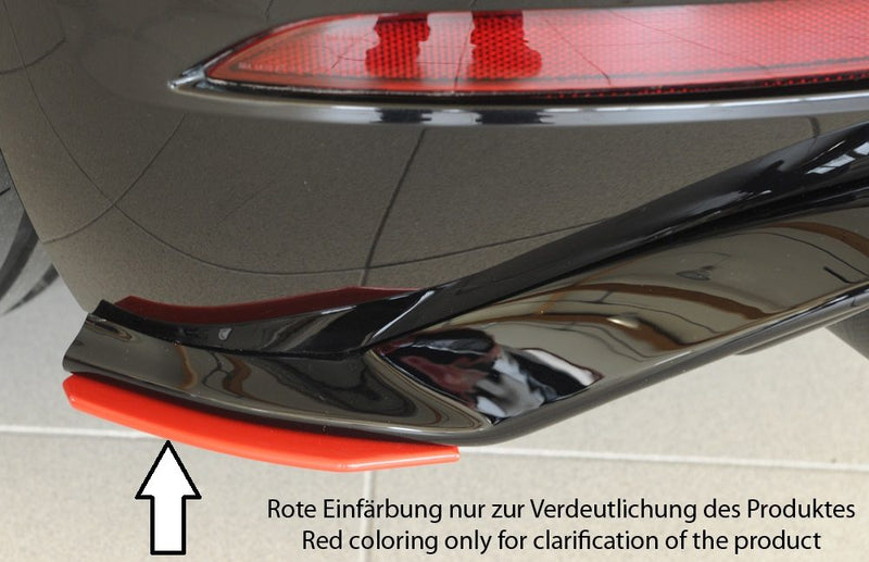 Splitter lateral trasero Rieger para Volkswagen Golf 7 GTI (después del facelift)