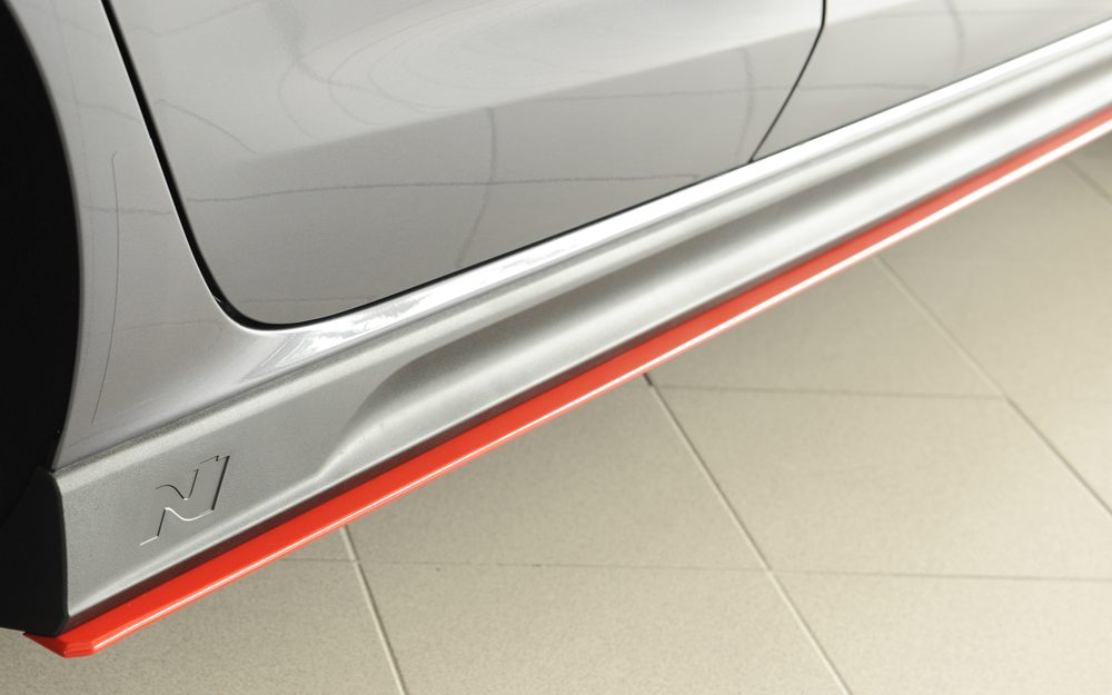 Extensión de talonera Rieger para Hyundai i30 N PDE