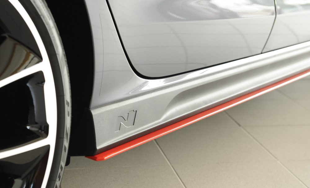 Extensión de talonera Rieger para Hyundai i30 N PDE