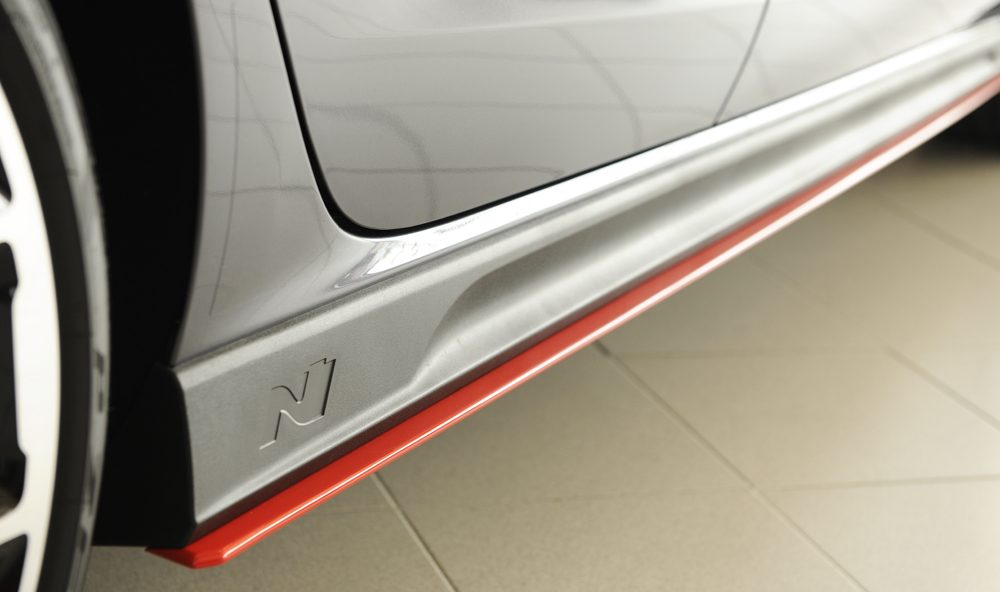 Extensión de talonera Rieger para Hyundai i30 N PDE