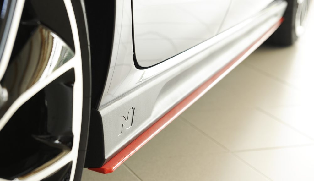 Extensión de talonera Rieger para Hyundai i30 N PDE