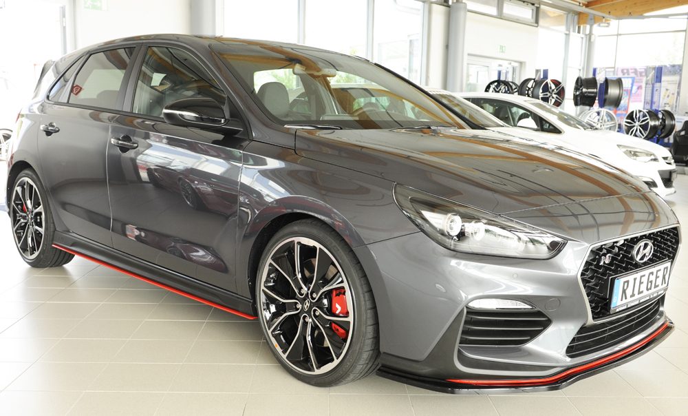 Extensión de talonera Rieger para Hyundai i30 N PDE