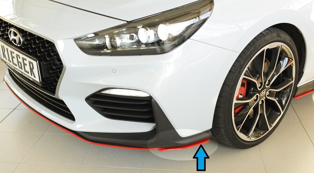 Splitter lateral Rieger para Hyundai i30 N PDE